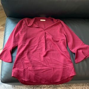 3/4 flared sleeve shirt - L